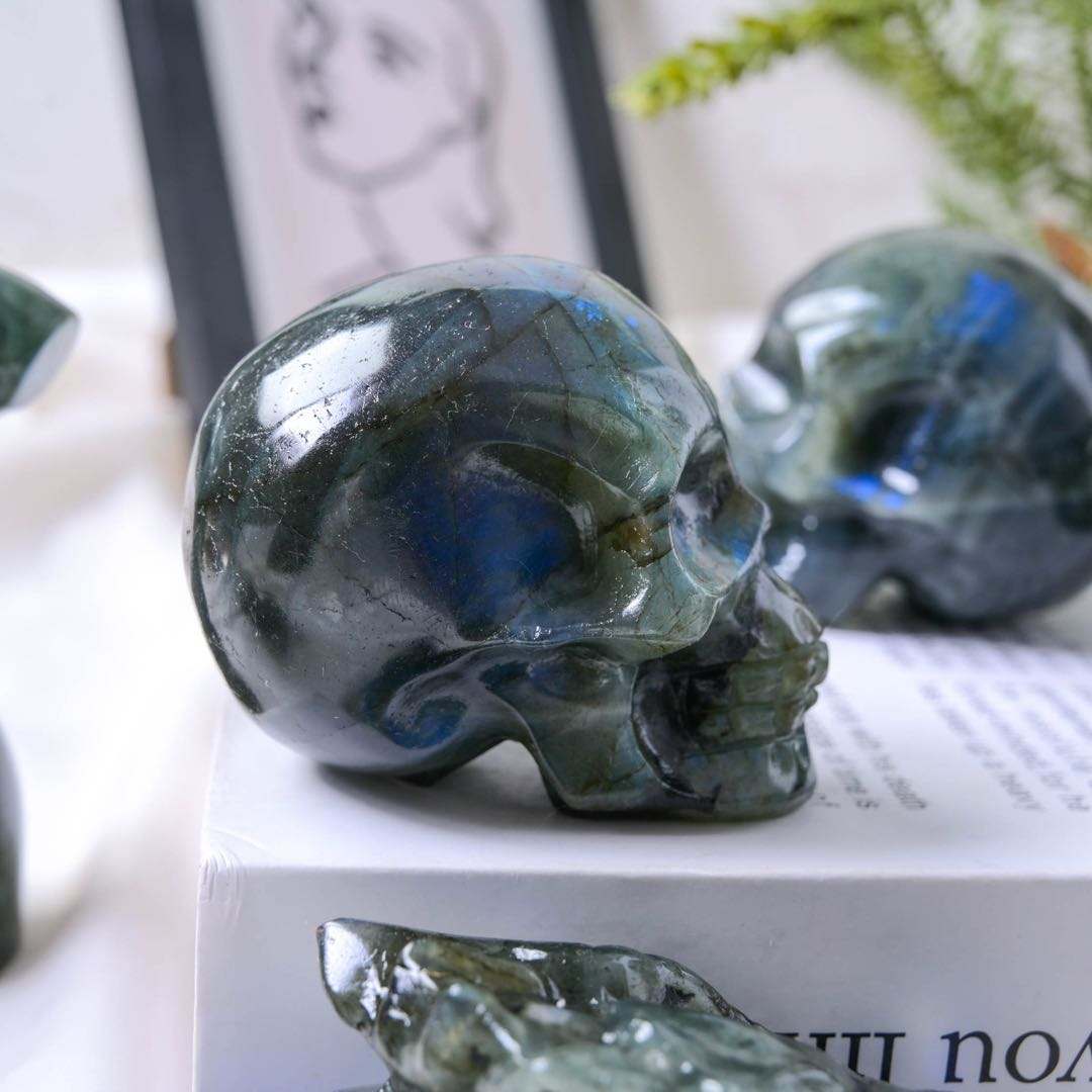 Labradorite Skulls
