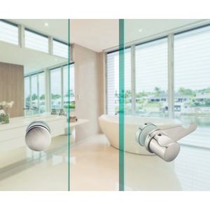 ห้องอาบน้ำฝักบัว Room10mm และ12มิลลิเมตรกระจกนิรภัยภายนอกประตูล็อคสลัก - Product Image 2