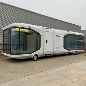 Cấu trúc thép di động sang trọng với bánh xe-Thiết kế hiện đại cho khách sạn & biệt thự chống ăn mòn & Chống thấm nước - Product Image 1