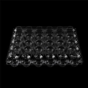 Caja de bandejas de plástico para huevos de 30 agujeros, 6, 10, 12, 15, 20, 18 celdas, blíster desechable, bandeja transparente para embalaje de huevos de pollo - Product Image 4