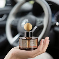 Diffuseur d'arômes cylindrique 80 ml pour voiture, ornement non électrique, parfum d'ambiance, huile essentielle, senteur maison