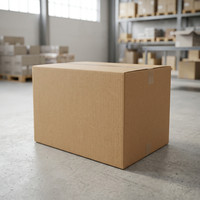 Umweltfreundliche, Robuste Doppelwandige Wellpappe-Kartons Braune Kartonverpackung für Getränke Sichere Versand- und Lagerhaltung