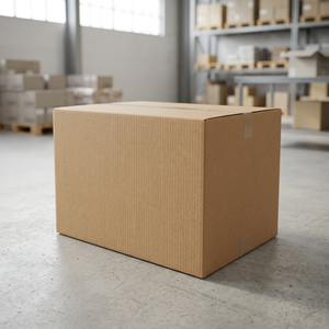 Cajas de Cartón Rígido Corrugado de Doble Pared, Resistentes y Ecológicas, Embalaje de Cartón Marrón para Bebidas, Envío Seguro y Almacenamiento - Product Image 2