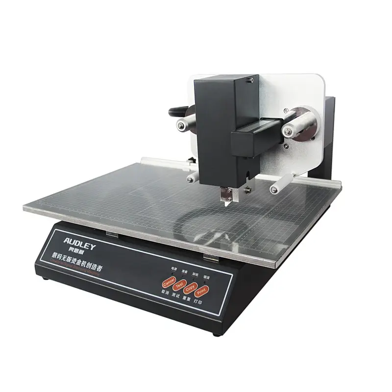 Máquina de estampagem de folha quente audley 3050a +, impressora quente digital de folha, folha de ouro