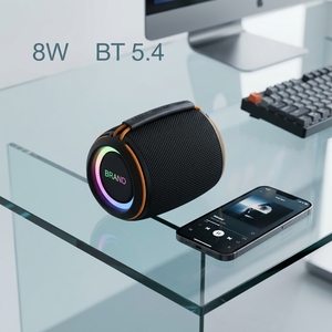 Hot Sale Unique Look For Party Users 8W Output IPX4 Waterproof RGB Light PP ABS Fabric YMB-15 <b>Speaker</b> For Camping Home Gathering - Product Image 2
