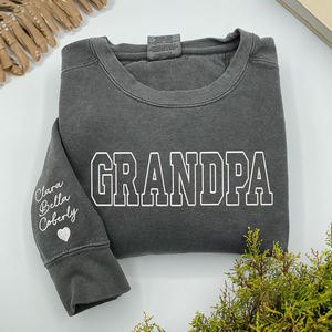 <span class=keywords><strong>Sweat</strong></span>-shirt <span class=keywords><strong>personnalisé</strong></span> pour homme avec impression 'Daddy Est' et initiales, respirant pour l'hiver, pull pour <span class=keywords><strong>papa</strong></span>, cadeau pour la fête des pères, brodé - Product Image 2