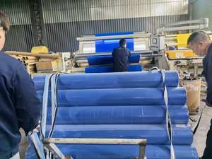 סין pvc סכין מצופה טרפולין יצרן חומצה עמיד לחומצה - Product Image 5