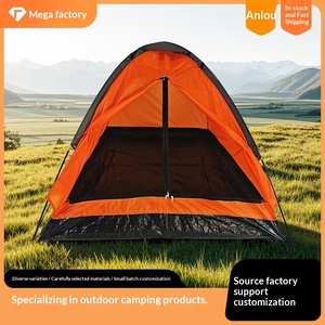 Tente de <span class=keywords><strong>camping</strong></span> double <span class=keywords><strong>pour</strong></span> adultes, <span class=keywords><strong>pour</strong></span> l'extérieur, fournitures de <span class=keywords><strong>camping</strong></span> de plage, monocouche, portable, 3-4 personnes, 200x140x100cm, printemps-automne - Product Image 5