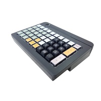 Keyboard Membran USB POS 50 Tombol yang Dapat Diprogram dengan MSR KB50M