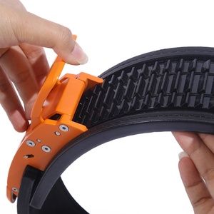 Ceinture de soutien lombaire fitness en cuir de vachette micro-réglable avec boucle à levier à cliquet pour haltérophilie, squats et développés couchés - Product Image 4
