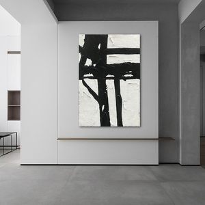 Sơn kết cấu bức tranh tường nghệ thuật trang trí hấp dẫn giá tường nghệ thuật trang trí nội thất vải hiện đại tối giản sống trang trí - Product Image 2