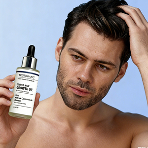 Aceite Capilar con Vitamina E Personalizado para el Crecimiento del Cabello, Biotina Natural, Aceite para el Crecimiento del Cabello de Marca Privada, Tratamiento Reparador Anticaída - Product Image 1