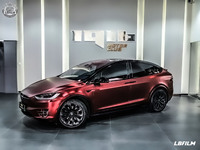 Film Vinyl Pembungkus Mobil Anti Gores Warna Merah Romawi Berbahan PVC Premium untuk Dekorasi Kendaraan Sistem Drop Shipping