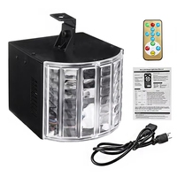 Mini projecteur LED RGBW 20W à effet faisceau, lumière de scène DMX512 pour DJ, soirées, KTV, bar, activé par la voix