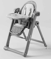 Chaise haute pour bébé Bayho 4-en-1, balançoire électrique, table à langer et chaise de jeu, position assise et inclinable, convient aux enfants de 0 à 3 ans