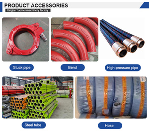 Hochwertige 500M Diesel Zementmörtelpumpe Betonpumpe Mechanisch Großer Verkauf Kleiner Dieselbetonpumpe - Product Image 5