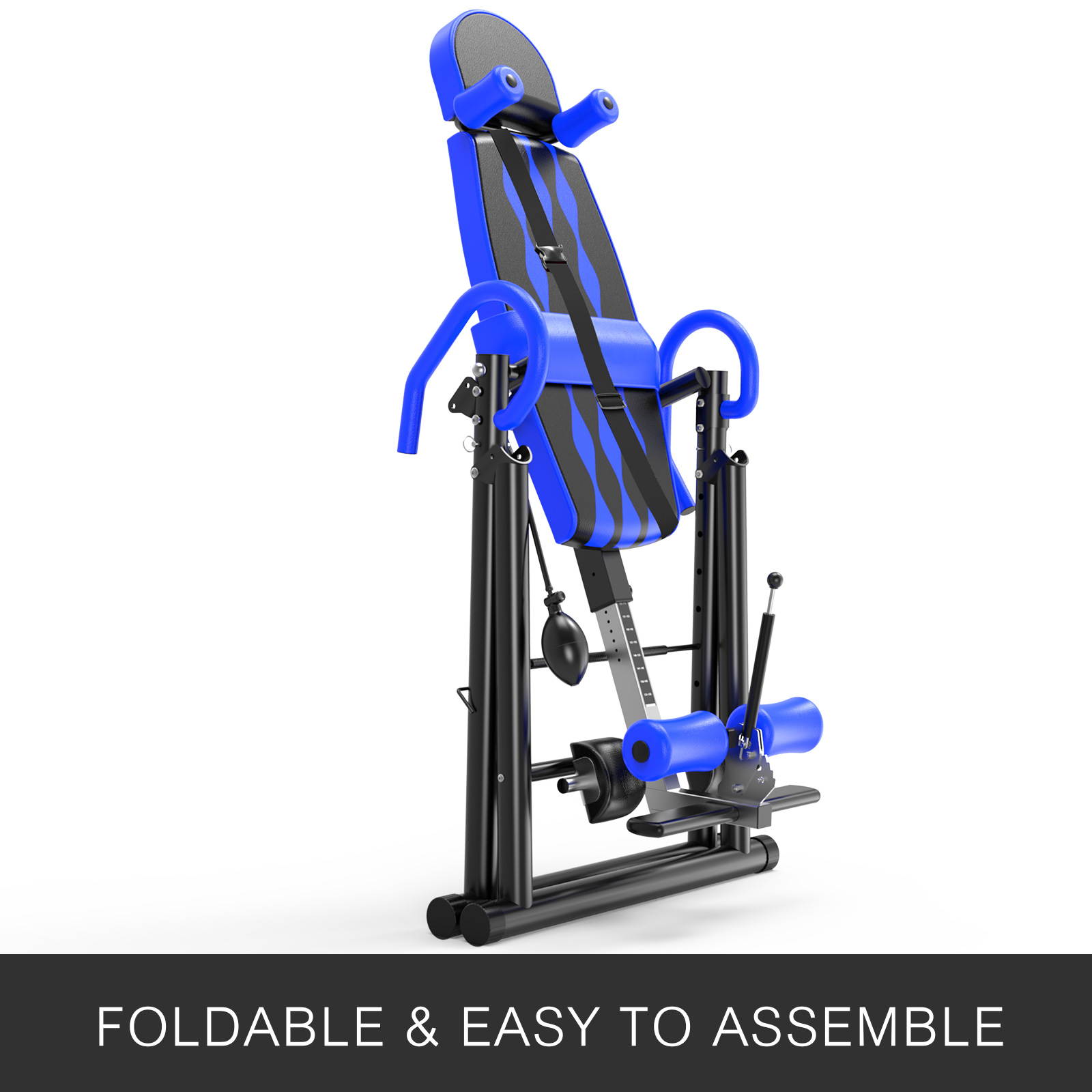 Protective Belt Back Stretcher Machine for Pain Relief Therapy/Gravity Heavy Duty Inversion Table for exerice