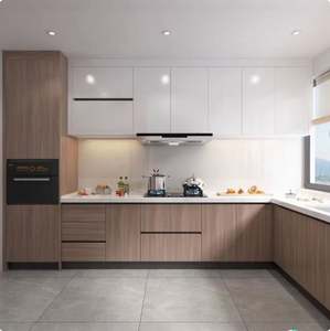 Muebles de Cocina Modernos Personalizados para Toda la Casa, Juego Completo de Muebles de Cocina con Acabado Lacado y Muebles de Cocina sin Tiradores - Product Image 4