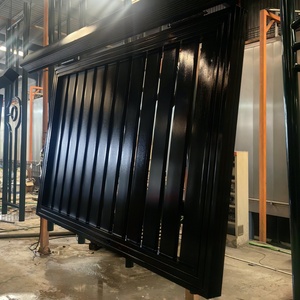 Panneaux <span class=keywords><strong>de</strong></span> clôture <span class=keywords><strong>de</strong></span> cour à lame verticale 3D en aluminium DIY Eco-Friendly Rust Free 1200mm 1600mm Metal Picket 50x10mm Clôture Panel - Product Image 6