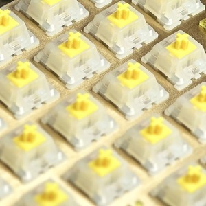 <span class=keywords><strong>Gateron</strong></span> <span class=keywords><strong>Cap</strong></span> Yellow Switch/Milky Yellow Factory Lubed Switches for Mechanical Keyboard Customozation 5Pins Hot Swappable - Product Image 2