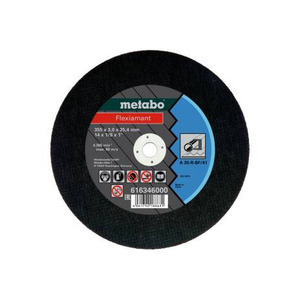 ใบตัดเมตาโบเฟล็กซิแอมานท์ 355 x 3.0 x 25.4 มม. สำหรับเหล็ก เครื่องมือขัดเจียร - Product Image 1
