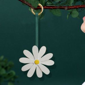 Wholesale Pu Leather Beautiful Luxury Women Pendant Elegant Pretty Promotional Flower Keychain <b>Bag</b> <b>Charms</b> - Product Image 2