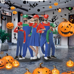 Kits de Disfraces de Halloween de <span class=keywords><strong>Mario</strong></span> Anime de Yude XJ para Adultos - Trajes Unisex de Poliéster con Detección de Agujas y Servicio OEM - Product Image 3