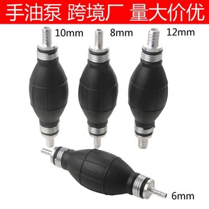 Hand Operated Squeeze Ball Fuel Pump 6 8 10 12mm Aluminum Alloy Gasoline Oil Siphon Pump For Vehicle Boat Home Use - Product Image 5