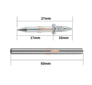 High Strength Skirting Special Non-marking Single Angle Nails 2 Way Invisible Two-way Double Head Nails