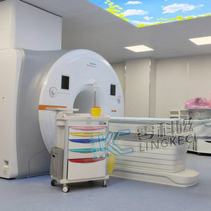 Troli Medis Darurat ABS Non-Magnetik dengan Platform <span class=keywords><strong>Defibrillator</strong></span> untuk Departemen MRI - Product Image 3