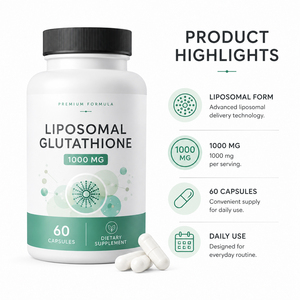 Offre Spéciale : L-Glutathion Liposomal Bio Certifié Halal 1000mg – Éclaircissant, Antioxydant, Améliore l'Immunité, Végétalien pour Adultes - Product Image 3