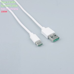 สายชาร์จเร็ว SuperVOOC 100W 67W แบบ Type C สำหรับ OPPO Vivo รองรับการชาร์จเร็วและซิงค์ข้อมูล พร้อมชิป IC ความยาว 1 ม. 1.5 ม. 2 ม. สำหรับ Oneplus วัสดุ PVC - Product Image 2