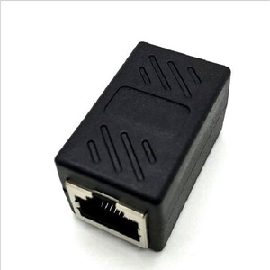 ตัวเชื่อมต่อเครือข่าย Rj45 อะแดปเตอร์ขยายอีเธอร์เน็ตแบบพอร์ตคู่แบบมีชีลด์ ติดตั้งแบบอินไลน์ - Product Image 1