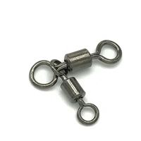 Kombinasi Swivel Putar Segitiga Air Asin untuk Memancing, Konektor Alat Pancing Swivel Barel Ganda 3 Arah