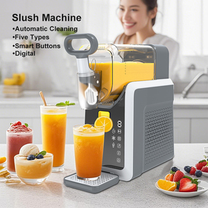 Machine à slush et à crème glacée électrique automatique avec écran couleur numérique, capacité de 2 L, en plastique, pour un usage domestique - Product Image 4