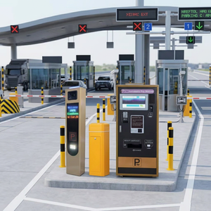 Lecteur RFID automatique sans conducteur pour autoroute, caméra ANPR, barrière à grande vitesse et solution de borne de paiement automatique COMA DSC278 - Product Image 1