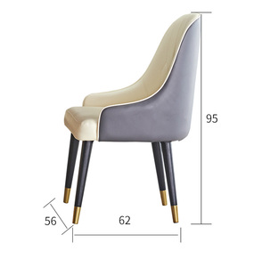 Bộ Bàn Ăn Bằng Thép Không Gỉ Bằng Đá Cẩm Thạch Sang Trọng Hiện Đại 6 Ghế - Product Image 6