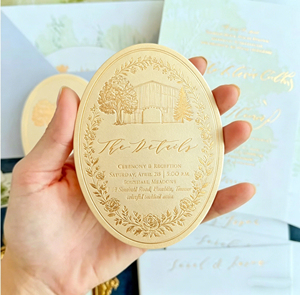 Cartes de vœux personnalisées YD avec couverture rigide laminée en feuille <span class=keywords><strong>d</strong></span>'or 3D et <span class=keywords><strong>film</strong></span> gaufré, imprimées numériquement sur papier <span class=keywords><strong>d</strong></span>'art - Product Image 6