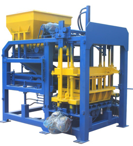 Máy làm khối hoàn toàn tự động QT4-15 hiệu quả cao Máy làm khối rỗng Máy làm gạch - Product Image 2