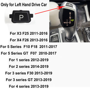 カーギアレバー自動駐車ボタン文字PボタンBMW 1 2 <span class=keywords><strong>3</strong></span> 4 5 7シリーズF10 F11 F01 X1 X1 X3 X4 F30 F32 F48 F25用 - Product Image 3