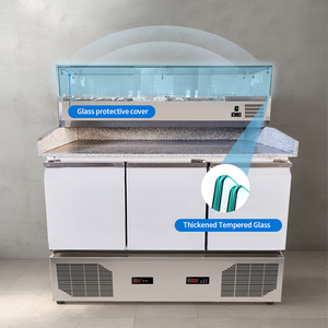 Chuyên nghiệp thép không gỉ Đá Cẩm Thạch Đầu Bánh <span class=keywords><strong>Pizza</strong></span> chuẩn bị bảng/bánh <span class=keywords><strong>pizza</strong></span> hiển thị tủ đông với làm mát trực tiếp lạnh bánh <span class=keywords><strong>pizza</strong></span> truy cập - Product Image 2