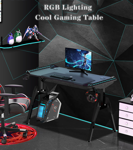 Office <strong>Table</strong> Ergonomic Electric Lifting PC Gamer <strong>Computer</strong> <strong>Desk</strong> for Gamers With RGB Light - Product Image 1