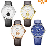Grossistes classiques personnalisés Montres à quartz étanches de marque EYKI Montres pour hommes Montres-bracelets pour hommes