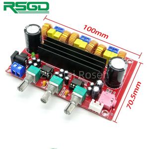 XH-M139 2.1 TPA3116D2 <span class=keywords><strong>CA</strong></span>-3116P DC12-24V2*50w 100w 2.1 แอมพลิฟายเออร์ซับวูฟเฟอร์ดิจิตอลแบบ 2.1 แชนแนล โมดูลเสียงประสิทธิภาพสูง - Product Image 1