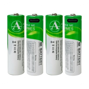 IILEER Large Capacity Lithium Ion Rechargeable Batteries 1200 Cycles 1400mAh 2600mWh 1.5V with Type-c Port - Product Image 1