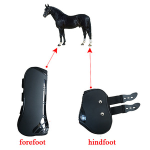 Botas de Neopreno y PU Resistentes al Agua para Caballos con Opciones Personalizables (M-L-XL) para una Protección Efectiva de las Patas del Caballo - Product Image 2