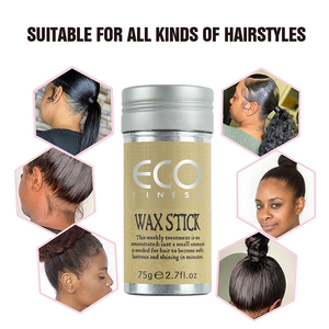 Venta al por mayor personaliza tu logotipo fuerte no graso pequeño control de bordes vegano Barra de cera para peinar el cabello orgánico natural 739085 - Product Image 6