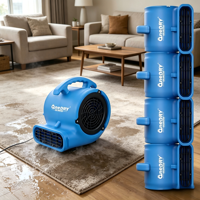 Ventilateur de circulation d'air commercial Airmax, sécheur de tapis, poignée de transport facile, ventilateur d'extraction de toit, circulation d'air pour entrepôt, ETL CE