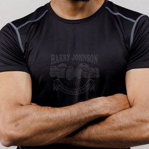 Camisetas de Gimnasio de Color Sólido Cómodas y Transpirables, Camisetas con Logotipo Personalizado de la Mejor Calidad, Precio al por Mayor, Camisetas de Gimnasio para Hombre - Product Image 2