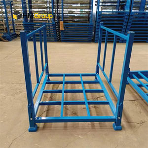 Estantería Metálica Plegable y Apilable para Almacenamiento en Almacenes de 4-6 Pisos, con Recubrimiento en Polvo, Personalizable, para Rollos de Textiles - Product Image 3